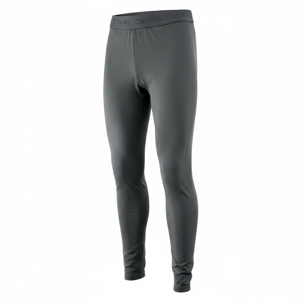 Thermajohn Mens Gray Thermal Compression pants Base Layer Pants Size L